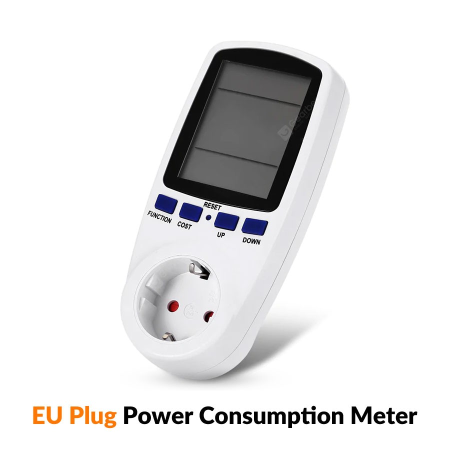 13A EU Plug Electricity Power Consumption Meter Socket