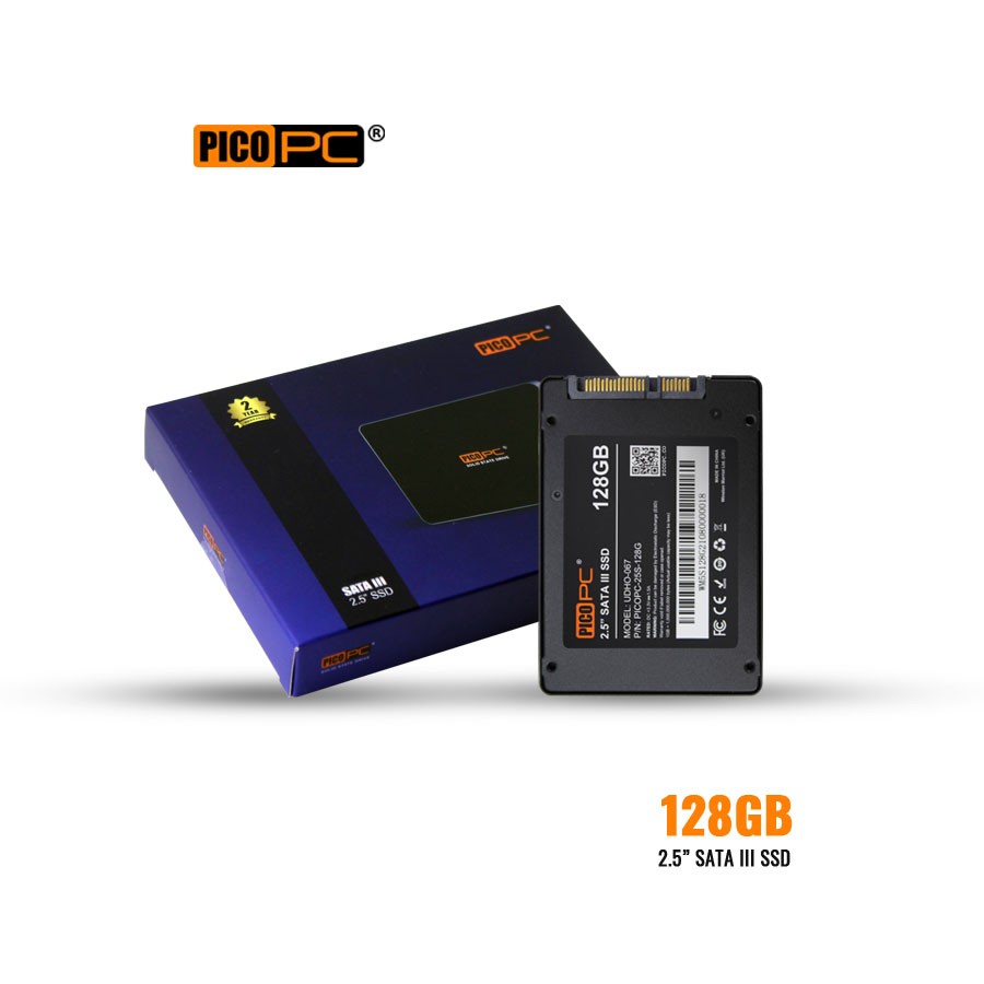 PICOPC 128GB 2.5&amp;amp;quot; SATA 3.0 SSD 3D NAND Solid State Drive